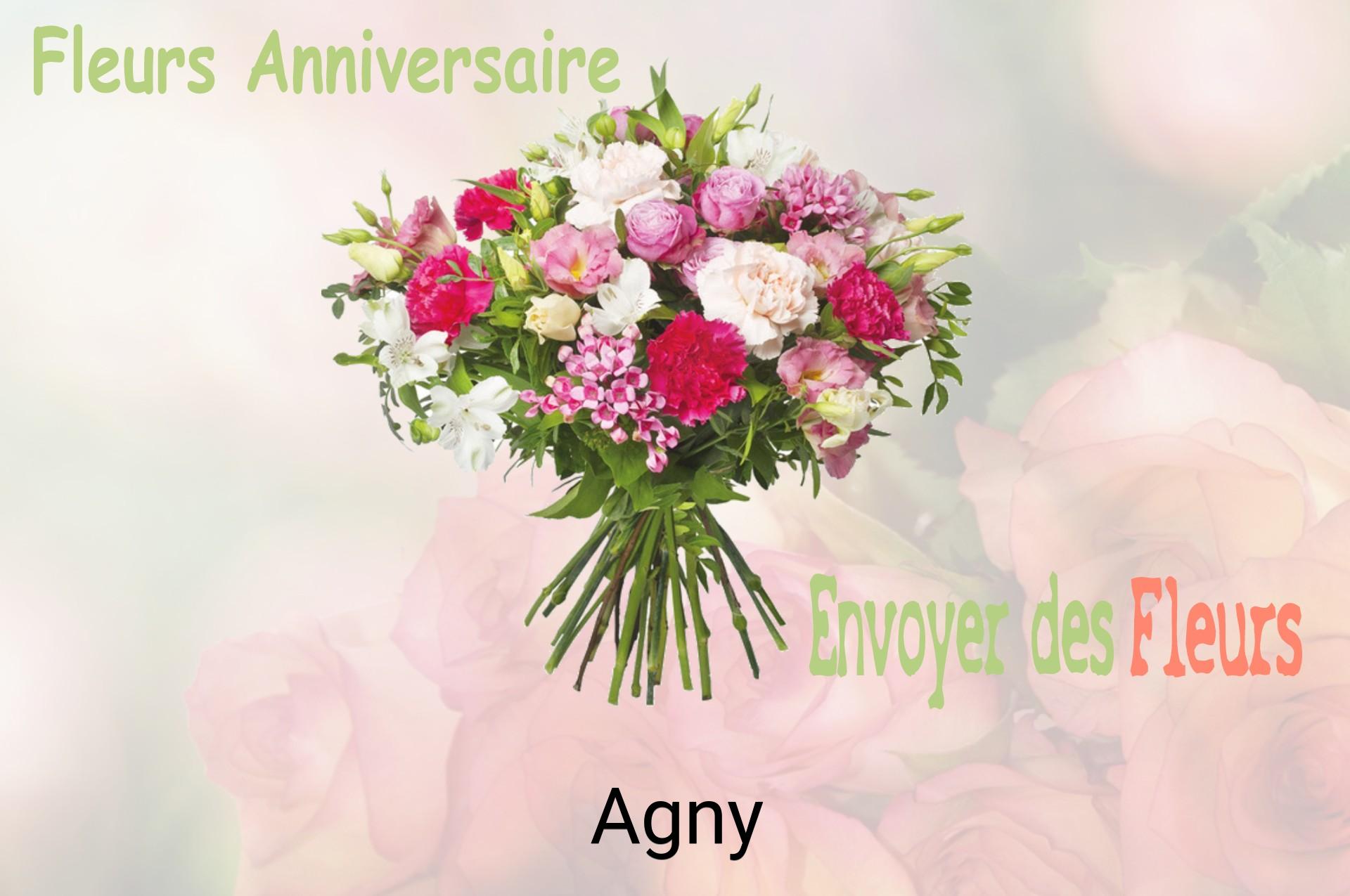 Bouquet de fleurs d’anniversaire livré à Agny